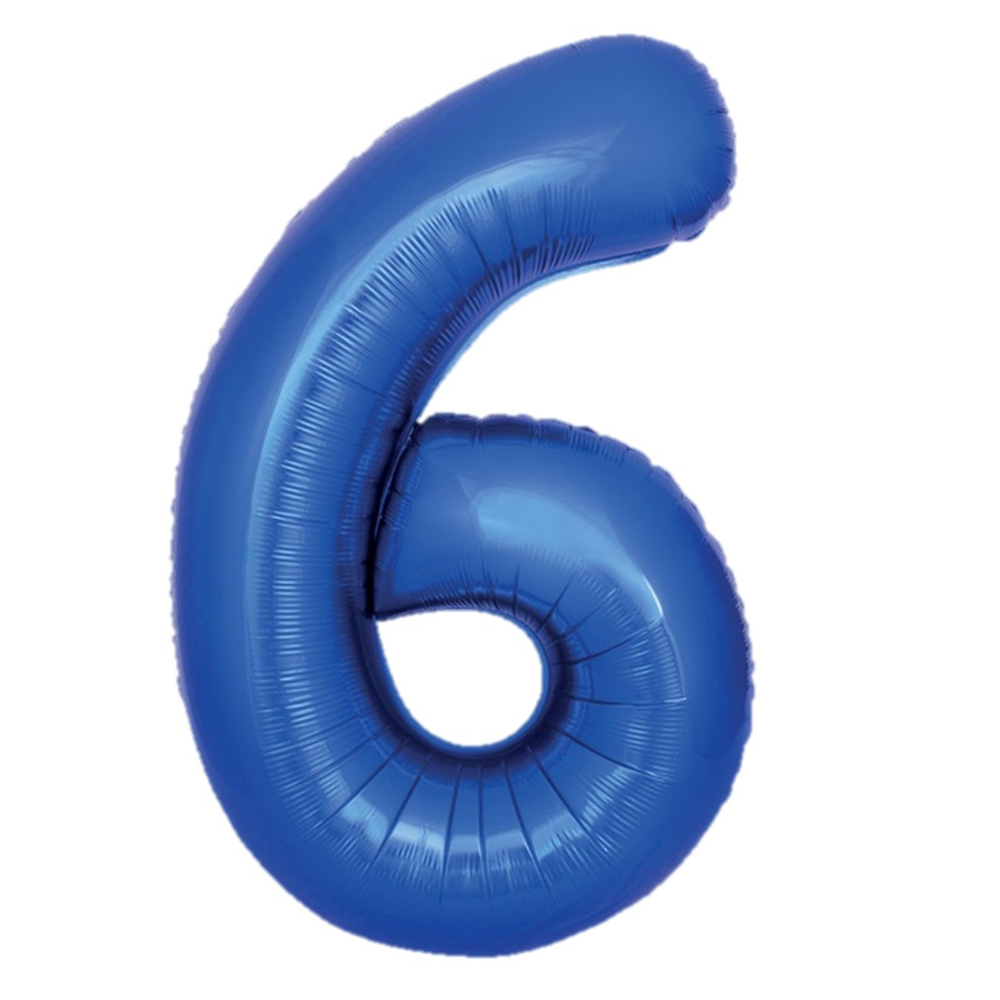 Фольгированные цифры, в глубоком синем цвете, 102 см