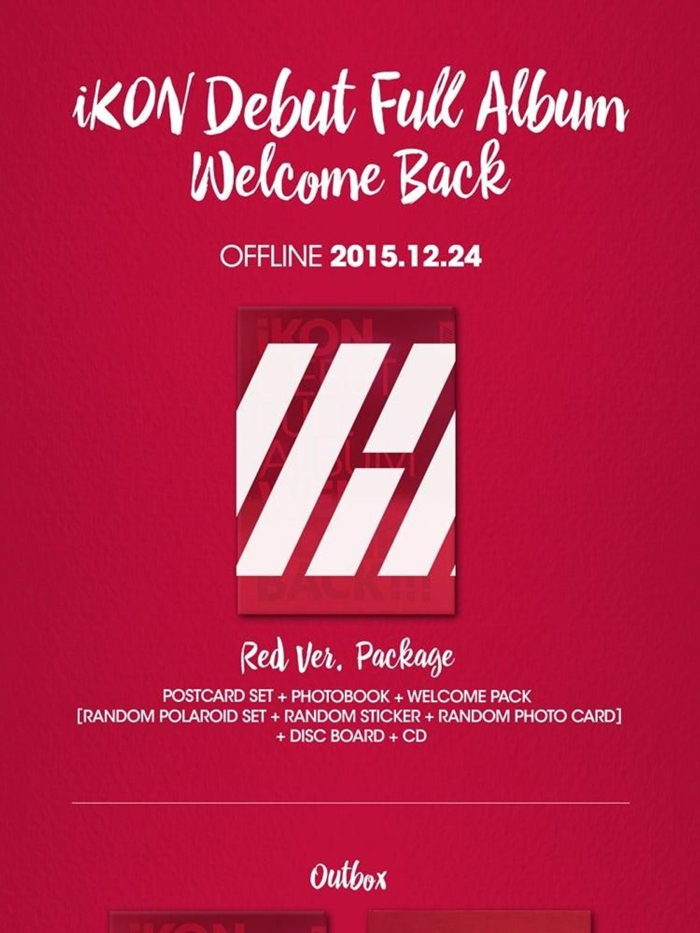 Альбом iKON - WELCOME BACK Debut Full Album RANDOM Version