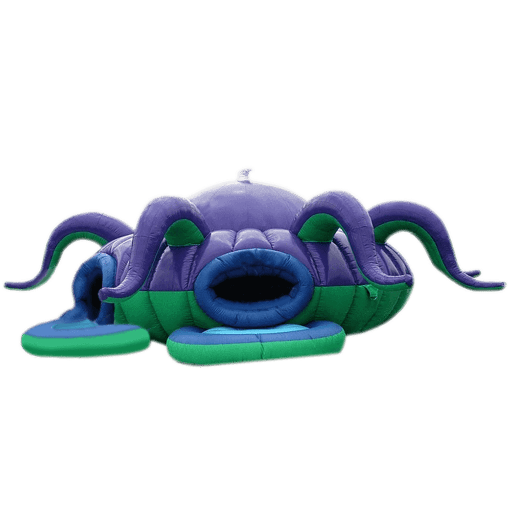Коммерческий надувной батут "Морской жук" 8*8*3 м