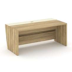 Corner Стол руководителя прямой COR.SR-18 Гикори Песочный/Ваниль 1800*900*750