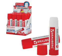 Клей-карандаш BRAUBERG, 40 г, 222928