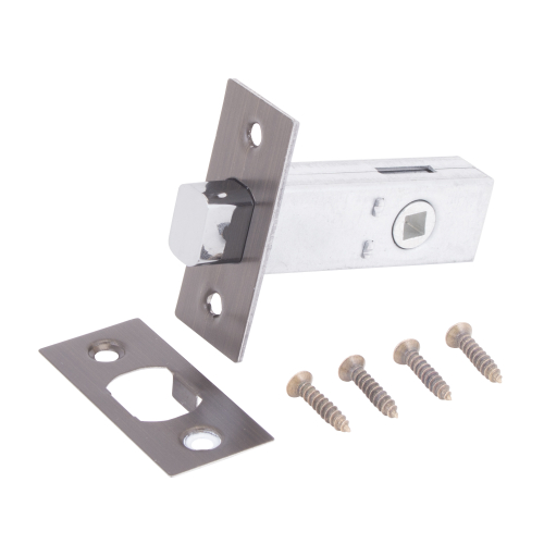 Задвижка АЛЛЮР АРТ LВ45-6 МАВ матовая бронза 6мм торц.планка 25мм б/ручек / 11236