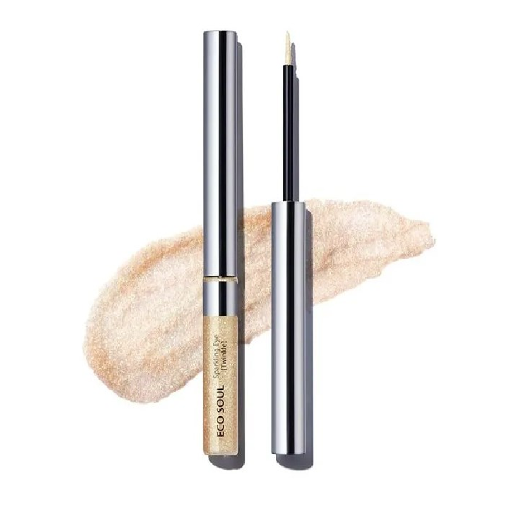 The Saem, Тени для век Eco Soul Sparkling Eye Twinkle CR03 Sugar Drop
