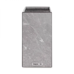 Подставка для кухонных ножей универсальная 11x11x24см ComposeEat мрамор светлый