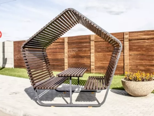 Скамейка-пергола «Теремок»