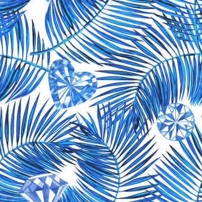 Пальма и кристаллы