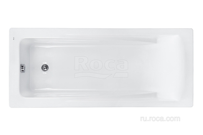 Акриловая ванна Roca Hall 170х75 прямоугольная белая ZRU9302768