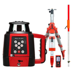 Комплект: ротационный нивелир RGK SP-800 + элевационный штатив RGK SH-170 + рейка RGK LR-2 + дальномер RGK DL100 134389