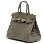 Сумка Hermes из кожи крокодила 30 см