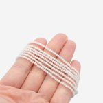 Селенит (имитация), 2мм, шар, микроогранка