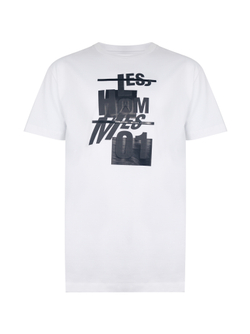 LES HOMMES майка - белый