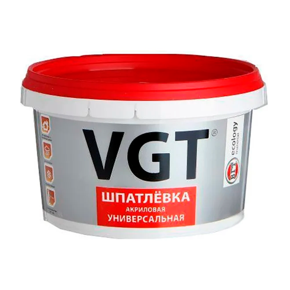 Шпатлевка акриловая универсальная влагостойкая  3,6кг (ВГТ)