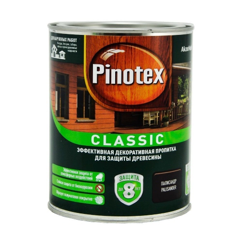 ПРОПИТКА Д/ДРЕВЕСИНЫ PINOTEX CLASSIC ТИКОВОЕ ДЕРЕВО 1Л