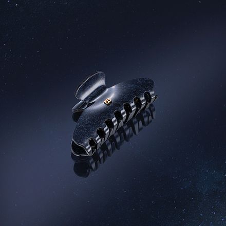 Balmain Hair Couture Заколка-краб M "Космический сапфир" Limited Edition Acetate Pince a Cheveux Medium Cosmic Sapphire