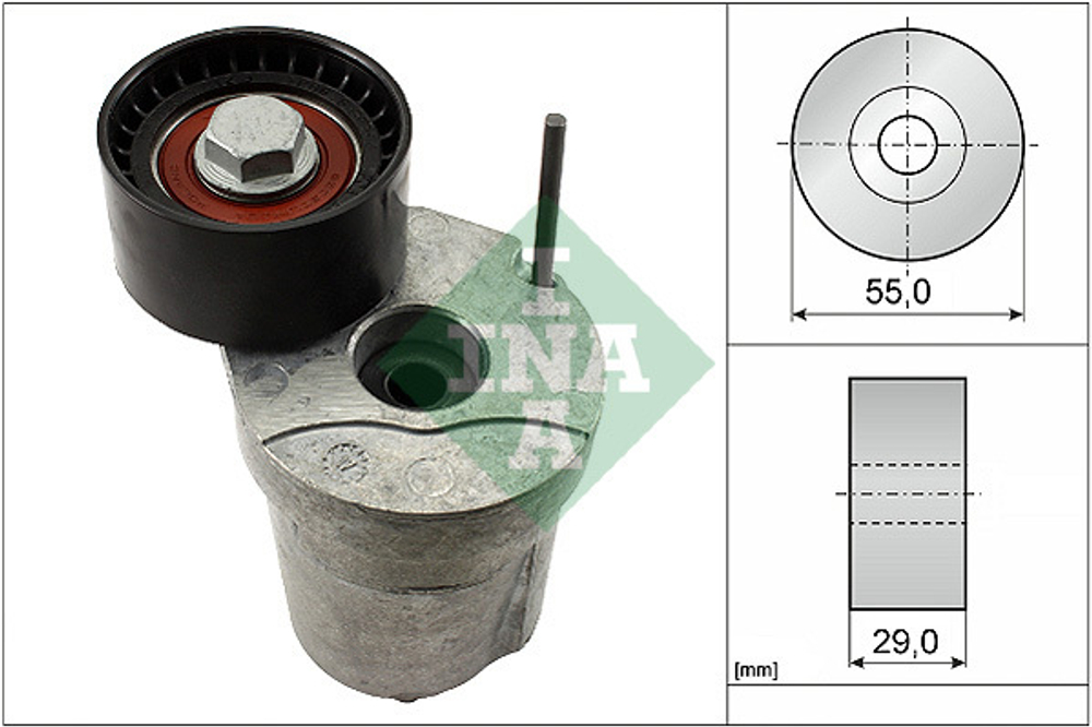 INA - 534032010-INA - Belt Tensioner, V-ribbed belt