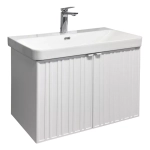 Подвесная тумба-умывальник Comforty Тенерифе-80 белый матовый с раковиной CF19595BX-80