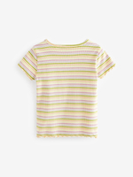 Футболка для девочки Next E65-356, 4 шт., Хаки, Розовый