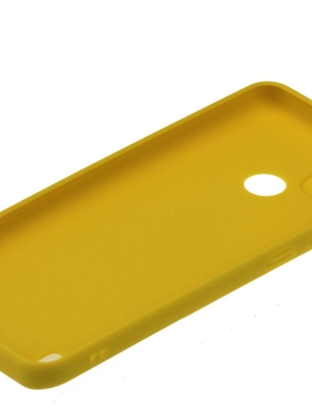 Накладка Realme C21 силикон матовый желтый Zibelino