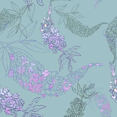 Цветущая сирень