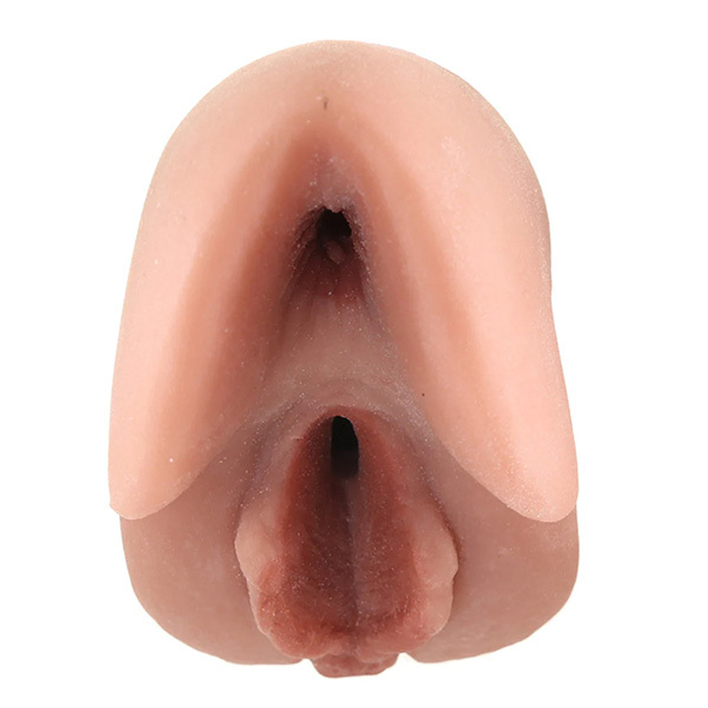 Мастурбатор вагина и анус PipeDream PDX Plus Perfect Pussy Double Stroker Tan RD60722