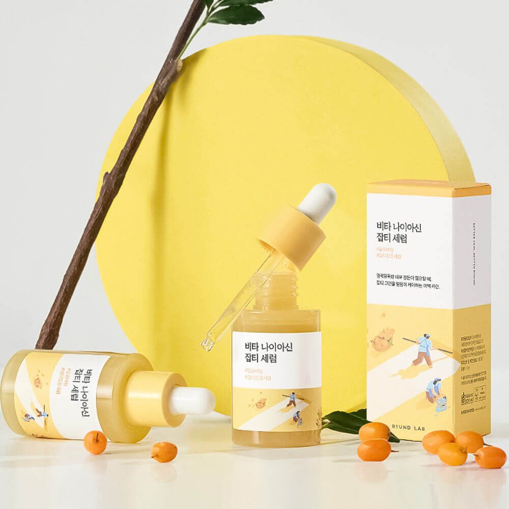Осветляющая капсульная сыворотка с ниацинамидом Round Lab Vita Niacinamide Dark Spot Serum 30 мл
