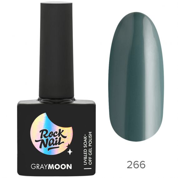 Гель-лак RockNail Gray Moon 266 Wet Forest