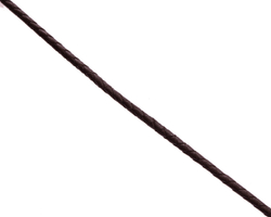 Шнурок плетеный коричневый Ø 3.0 мм, дл. 40 см