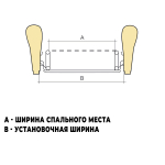 Механизм для дивана французская раскладушка / Ифагрид 150