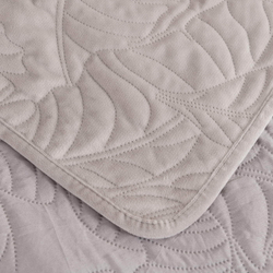 Покрывало 160х220 и наволочка 50х70 Sofi De MarkO Мелисса светло-серое