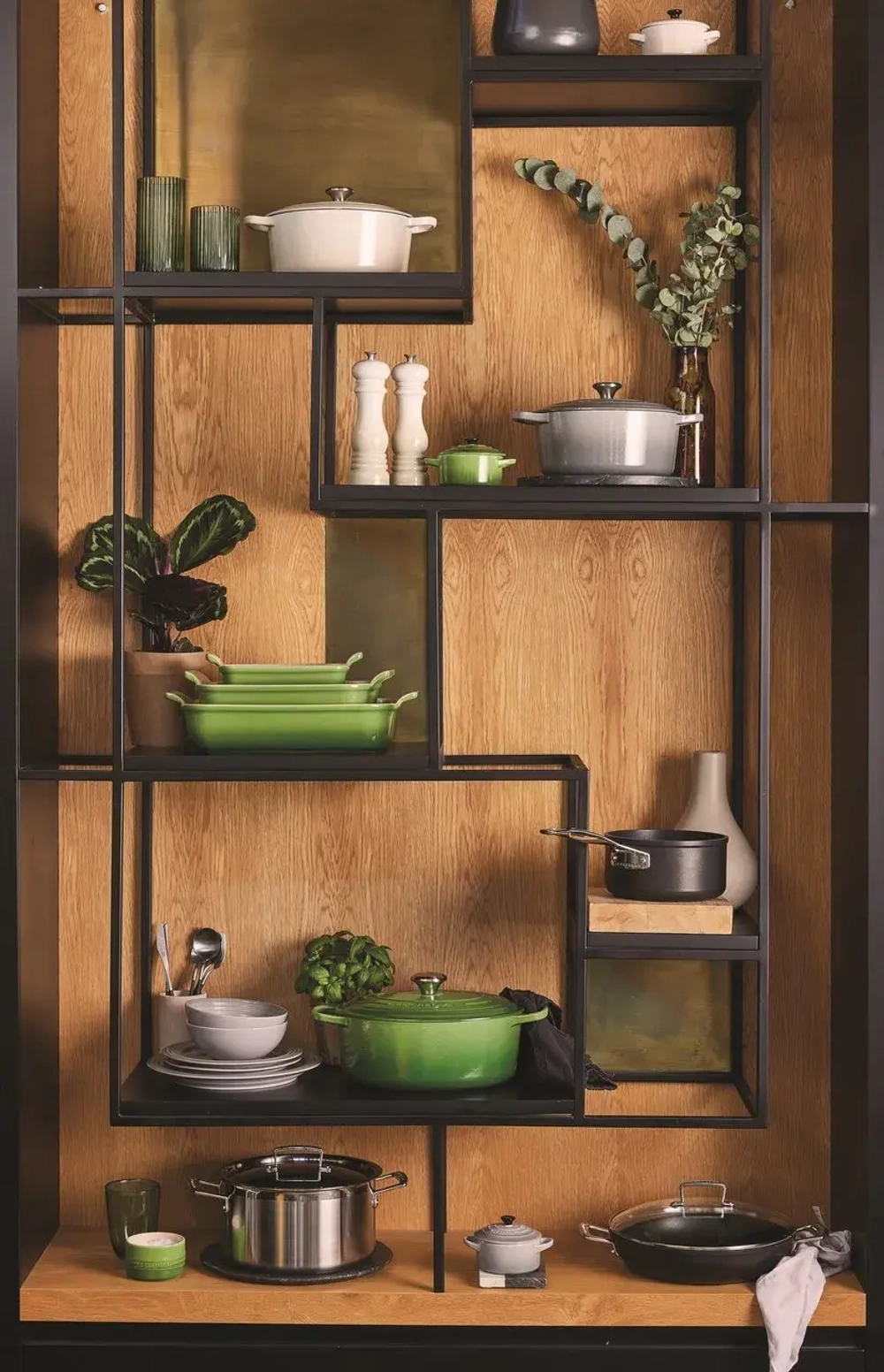 Le Creuset Набор из 2 мельниц 21 см черно-белый
