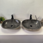 Раковина из речного камня ПАРА! RS-63831 56*44*15 2шт 0127