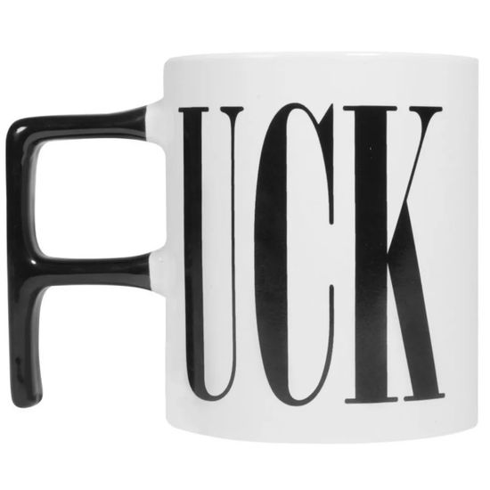 Кружка с ручкой "F"