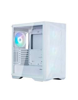 Корпус ZALMAN Z9 Iceberg MS, EATX, WHITE, WINDOW, 4x3.5", 5x2.5", 2xUSB2.0, 2xUSB3.0, 1xUSB 3.1 Gen2 Type-C, FRONT 3x140mm ARGB, REAR 1x140mm ARGB