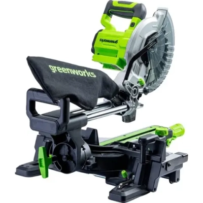 Greenworks GD24MS216 торцовочная пила аккумуляторная (1 x 2 Ач, ЗУ) 1501707UA