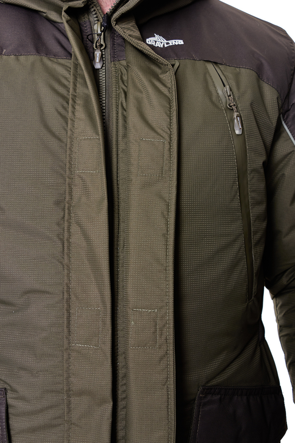 Зимний мужской костюм Grayling "Скат -45" (Таслан, Хаки)