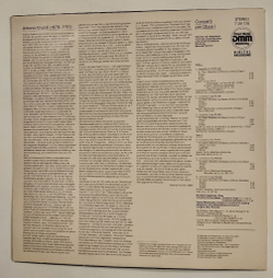 Винтажная виниловая пластинка LP Vivaldi Вивальди Die Werke F r Oboe Concerti I (ГДР 1989)