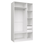 Шкаф для одежды Чарли №25 120см, цвет белое сияние