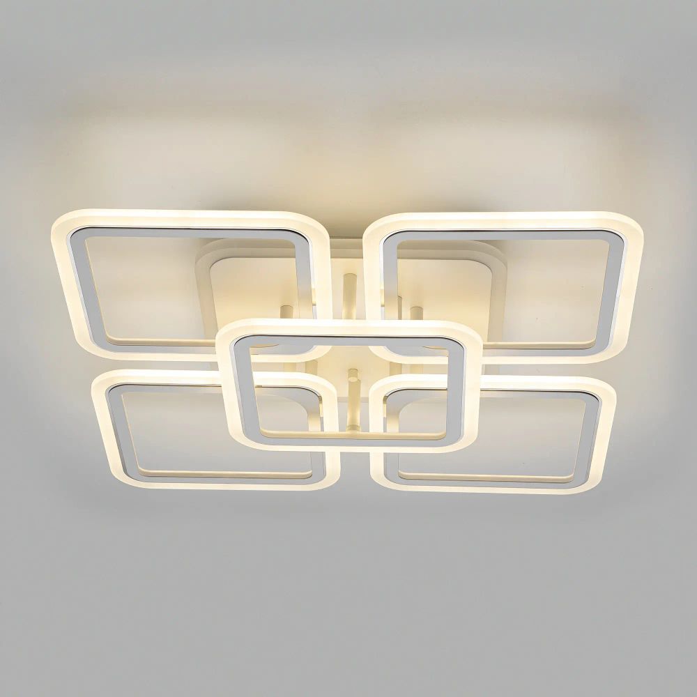 Citilux Марсель Смарт CL232A150E RGB Умная люстра Белая