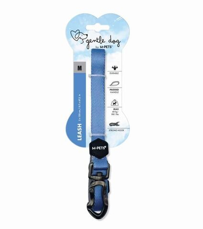 Поводок GENTLE DOG, М, 2.0 X 120 см, до 40 кг синий