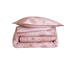 Постельное белье CARNET DE VOYAGE rose the Blanc des Vosges 2 спальное евро Розовый
