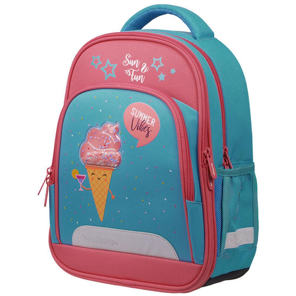 Ранец Berlingo Flash Summer vibes 37*28*16см, с анатомической спинкой