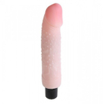 Рельефный вибратор The Realistic Cock (Цвет: телесный)