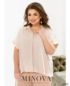 Рубашка 4140Б-пудровый Minova