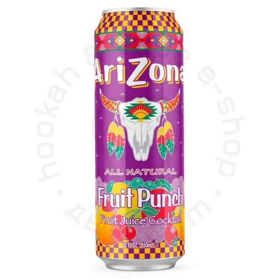 Напиток Arizona со вкусом Фруктовый Пунш (Fruit Punch fruit juice cocktail) 650мл (М)