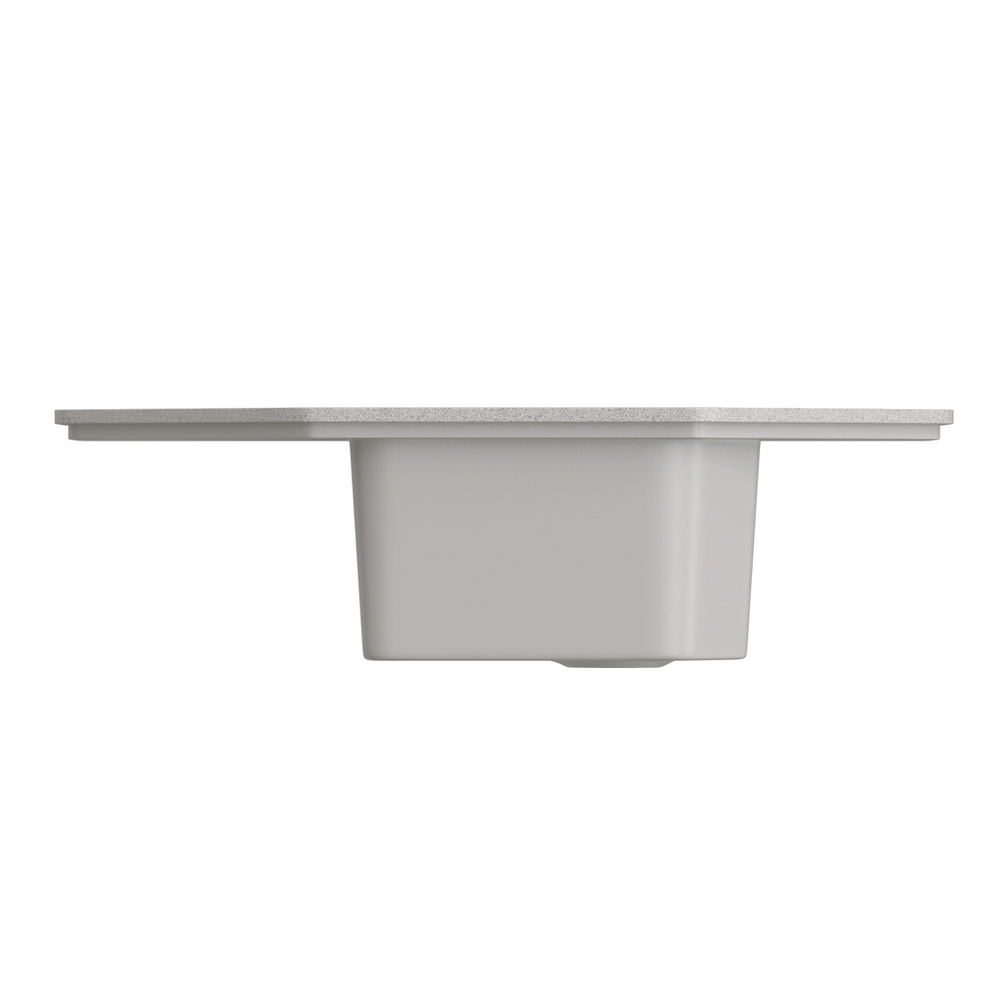 Мойка ML-GMS17 СТАНДАРТ угловая с крылом, светло-серый (310), 780*485*190мм