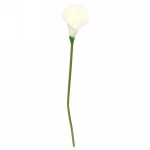 Цветок искусственный 33см Каллы белый