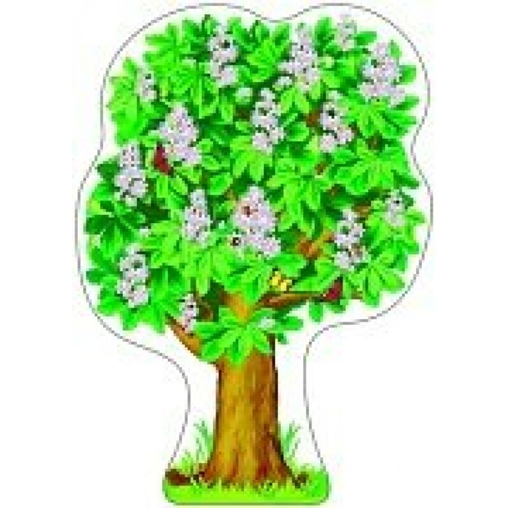 Плакат"Каштан весенний" 350x500, блестки