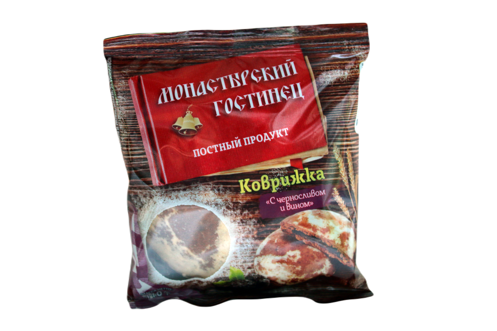 Коврижка с черносливом и вином &quot;Монастырский гостинец&quot;  110г (постный продукт)