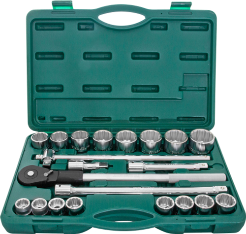 S04H6622S (S04H6422S) Набор головок торцевых дюймовых 3/4"DR, SAE 7/8"--2", 22 предмета