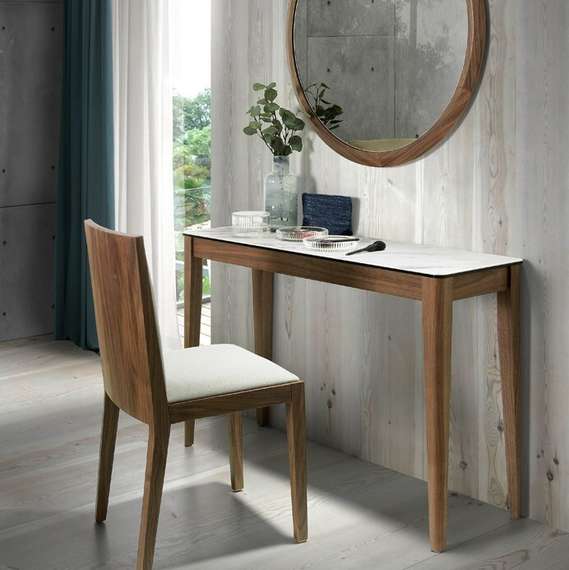 Консоль Angel Cerda 3082 из ореха с керамической столешницей